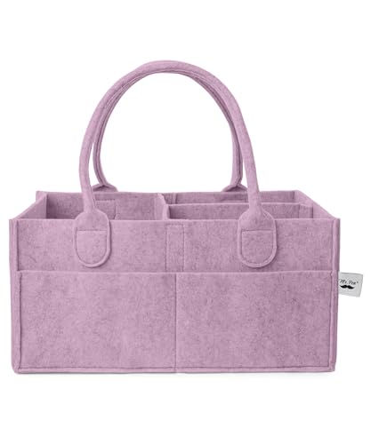 Mr. Pen- Baby Diaper Caddy Organizer, Orchid Mist, Nursery Storage Bin and Car Organizer for Diapers and Baby Wipes - color: Orchid Mist, size: 1 Pack, Regular