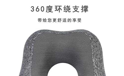 Travel Pillow - Pure Memory Foam Neck Pillow, Comfortable and Breathable Cover, Machine Washable, Airplane Travel kit with 3D Contoured Eye mask, earplugs and Storage Bag