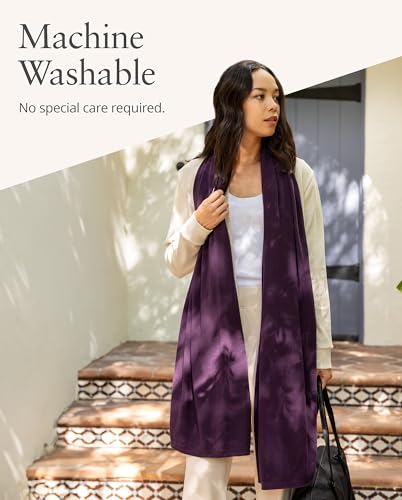 zestt Dreamsoft Travel Scarf, Wrap and Shawl for Women, Organic Cotton - color: Blackberry