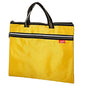 PATIKIL Waterproof Zipper File Bag, Documents Books Tools Storage Zip Pouch for Office Travel, Yellow - color: Yellow