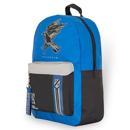 Harry Potter Backpack for Adults Set - Bundle with 16" Ravenclaw Backpack Plus Decals | Harry Potter Travel Bag for Teens, Adults