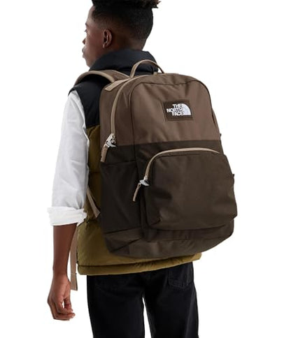 The North Face Teen Chuckwalla Daypack - Travel Backpack, Laptop Sleeve, Reflective Safety Details, Adjustable Strap, Dark Chestnut/Smokey Brown/Garnet, One Size - color: Dark Chestnut/Smokey Brown/Garnet