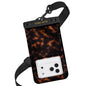Case-Mate IP68 Waterproof Phone Pouch - Beach Cruise Travel Essentials - Large Floating Phone Case w/Crossbody Lanyard for iPhone 17 Pro Max/16 Pro/15/14/13/S26 - Touchscreen Friendly - Tortoiseshell - color: Tortoiseshell