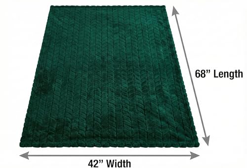 EverSnug Travel Blanket & Pillow 68x42 - Premium Ultra-Soft Microfleece 2 in 1 Compact & Packable Flight Blanket with Soft Bag Pillowcase, Hand Luggage Sleeve and Backpack Clip (Forest Green) - color: Forest Green