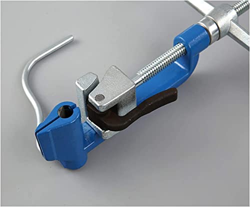 Manual Spin Steel Packaging Strapping Tensioner Banding Tool, 100 Feet 3/4" Width 304 Stainless Steel Band Coil, 100pcs 3/4" Width Ear-Lokt Buckles, Complete Strapping Set - style: Manual Spin Tensioner Strapping Set