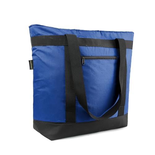 BeeGreen Insulated Cooler Bag Leakproof Freezer Shopping Tote for Groceries Heavy Duty Thermal Food Delivery Bag - color: Blue, style: Sling Cooler