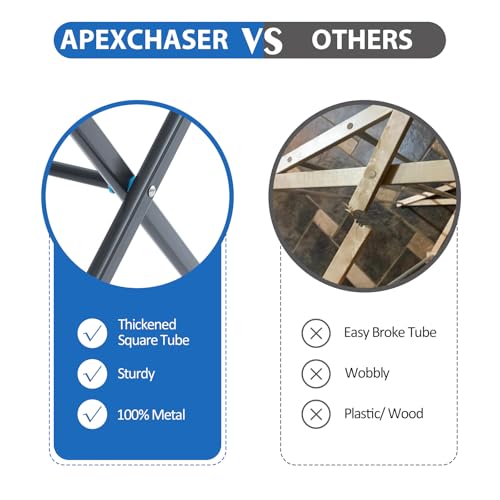 APEXCHASER Oversize Clothes Drying Rack, 3-Tier Drying Rack Clothing, Expandable Metal Laundry Drying Rack, Air Drying Rack, No Install, 24lb Capacity, 14.9" D x 29.3" W x 39.3" H, Graphite - color: Graphite
