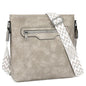 TANTOMI Crossbody Bags for Women Casual Crossbody Purses for Women Travel Shoulder Bag Handbags with Adjustable Strap - color: Gray