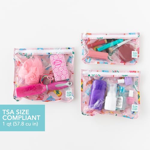 Bumkins Packing Cubes and TSA Approved Pouches for Travel Bag, Organize Luggage with Compression Bags, Essential Traveling Accessories to Pack Clothes, Toiletries Carry On Suitcase, 5-pc Cowgirl Boots - color: A6 Cowgirl Boots-set