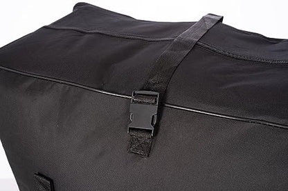 Extra Large Foldable Duffel Bag for Travel – Heavy-Duty Cargo Bag with Zippers & Reinforced Handles, TSA Approved, Water-Resistant, Security strap 36x27x16inch, load up to 120 lb - size: 36 inch
