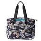 Weekender Bag Carry On Bag Overnight Tote Travel Duffle with 13 Pockets for Travel,Work，Gym,Beach,Teacher,Nurse - color: Black leaf