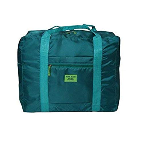 Travel Luggage Duffle Tote Bag Lightweight Waterproof Foldable Storage Carry Bag (Blue)