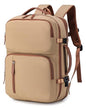 17x13x6 Personal Item Bag Travel Backpack for Men Women 43x33x15 Travel Bag Expandable with USB Charging Port 180°Full Open Access Laptop Backpack,Beige - color: Beige