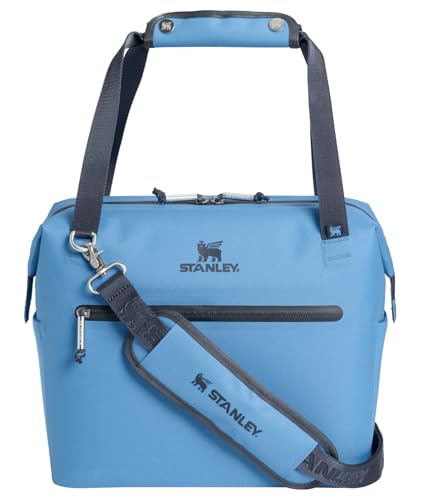 Stanley All Day Julienne Soft Cooler Bag and Lunch Box | Insulated Travel Bag with Zipper | BPA-Free - color: Blue Sky, style: Midi