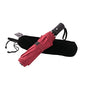 SY COMPACT Travel Umbrella - Windproof Automatic Compact Umbrella for Rain, Lightest 8-Rib, Small, Strong & Portable, Durable Grip, Fits Backpack & Car, Factory Direct (UV Available) - color: Red