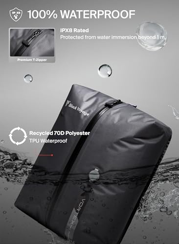 Black Voyage Reusable Vacuum Compression Travel Bag for Carry-On Suitcase and Backpack, Recycled IPX8 Waterproof Space Saver Vacpack (3-Pack, 18L - Pump Included) - color: Gray 18L (3-Pack), size: 18L (Air Pump Included)