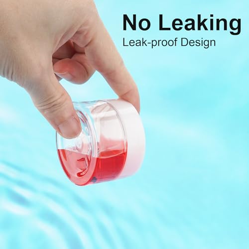 Cosywell Travel Jars Containers Plastic Cream Jars for Toiletries 1oz 4 Pack Empty Lotion Leak-proof & TSA Approved Bottles Accessories with Hard Sealed Lids for Cosmetic Makeup Face Cream (Clear) - color: C-1oz Clear