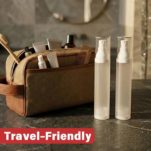 360° Angle Work - Small Spray Bottle | 1.7oz/50ml - Mini Spray Bottle - TSA Approved Travel Bottle | Portable Refillable Leak Proof | For Perfume Toner Hair spray Facial Moisturizing | 1.7oz/50ml-PK 2 - size: 1.7 fl oz (2 Count)