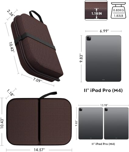 WISIMMALL Gel Seat Cushion Portable Massage Travel Cushions, 14.5" x 10.5" Thick Foldable Seat Cushion for Car Office Chair Wheelchair Hip, Coccyx, Sciatica, Pressure Sores Tailbone Pain Relief - size: M-Brown