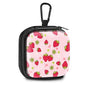 Square Data Cable Earbud Charger Coin Storage Bag Shockproof and Drop-Proof EVA Material Compatible with AirPod(Cute Strawberry) - color: Cute Strawberry