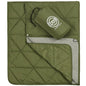 STOVER Outdoor Waterproof Fleece Travel Blanket for Camping, Picnics, Stadiums, Sports, the Beach– Warm, Windproof, Compact, Lightweight & Sand-Resistant (Olive Green) - color: 02 - Olive Green