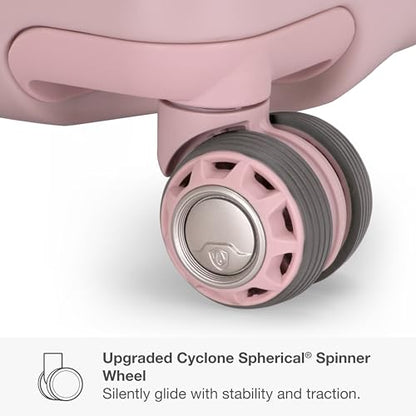 Traveler's Choice Ultimax II Polycarbonate Hardside Luggage with Spinner Wheels, Pink, 29-Inch Large Luggage - color: Pink, size: 29-Inch Large Luggage