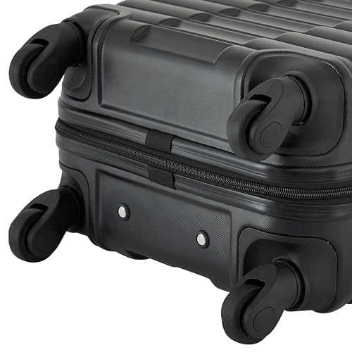 Travelers Club 22-Inch Gilroy Rolling Hardside Carry-On Luggage, Black - color: Black, size: 22-Inch