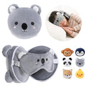 ecoZen Lifestyle Neck Pillow with Eye Mask (Koala) - color: Koala