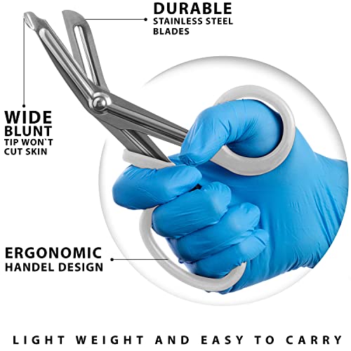 ASA TECHMED Nurse Utility Belt – Complete Medical Belt Utility Kit, Pro Pack Pocket Organizer Pouch Hip Bag for EMT, CNA, NP, PA, Student, White - color: White