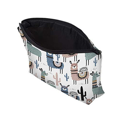 Deanfun Small Makeup Case - Cute and Waterproof Cosmetic Bag for Women(Cactus Camel D5-51444) - color: Cactus Camel 51444