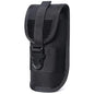 ACEXIER MOLLE Glasses Pouch Outdoor Durable Tactical Pouch Sunglasses Case Army Style Flashlight Pouch with Buckle - color: Black