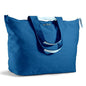 Fit & Fresh XL Beach Tote Bag for Women – XL Travel Tote with Zipper & Pockets, Oversized Canvas Pool Bag, Weekender Carry-On - color: Cobalt