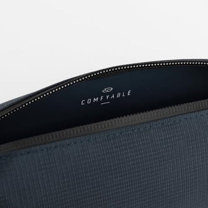 Comfyable Small Toiletry Bag for Men, Slim Mini Toothbrush Bag, Dopp Kit Bag - color: Blue, size: Small