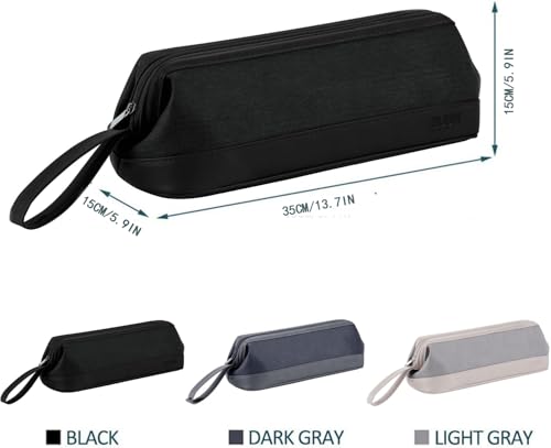2026 Latest Shark Flex Style Travel Case for Dyson Airwrap Hair Dryer Brush Revlon Hair Tools Travel Bag Carrying Case Flat Curling Iron Organizer(Black) - color: Black