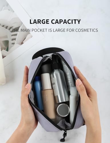 GOX Travel Toiletry Bag Dopp Kit Case for Men Multifunction Packing Organizer Pouch (Lavender purple) - color: Lavender purple