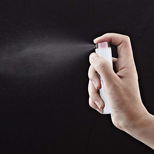 LISAPACK 8ML Atomizer Perfume Spray Bottle for Travel (3 PCS) Empty Cologne Dispenser, Portable Sprayer (White) - color: 3 white