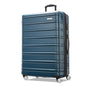 Samsonite Omni 2 28-Inch Large Checked Hardside Luggage with 360° Spinner Wheels - Scratch Resistant Hardshell - TSA Lock - Expandable Polycarbonate Shell for Lightweight Travel - Nova Teal - color: Nova Teal, size: Checked-Large Spinner