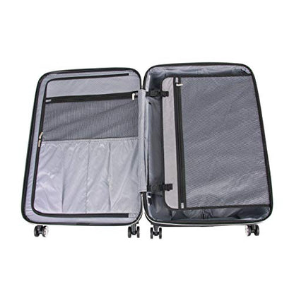 Kenneth Cole REACTION Diamond Tower Collection Lightweight Hardside Expandable 8-Wheel Spinner Travel Luggage, Rose Champagne, 3-Piece Set (20", 24", & 28") - color: Rose Champagne, size: 3-Piece Set (20", 24", & 28")
