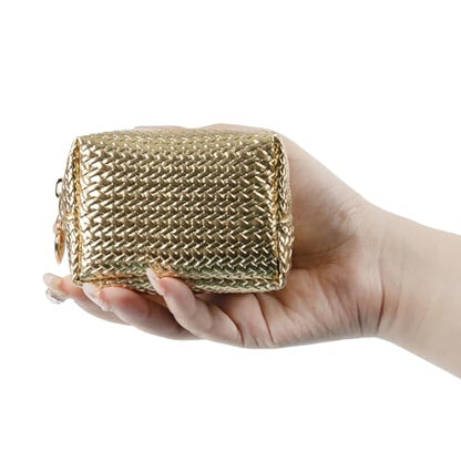 Kitgo Mini First Aid Emergency Clutch Kit -Mother Day Gift Compact Safety Pouch Party Bag with 27 Essential Items for Girl Lady Mother Wife Nurse for Girl Lady Mother Wife Nurse - color: Gold New