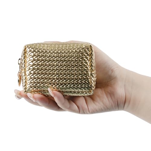 Kitgo Mini First Aid Emergency Clutch Kit -Mother Day Gift Compact Safety Pouch Party Bag with 27 Essential Items for Girl Lady Mother Wife Nurse for Girl Lady Mother Wife Nurse - color: Gold New