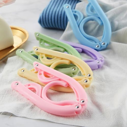 18pcs Travel Folding Hanger Household Multifunctional Portable Hanger