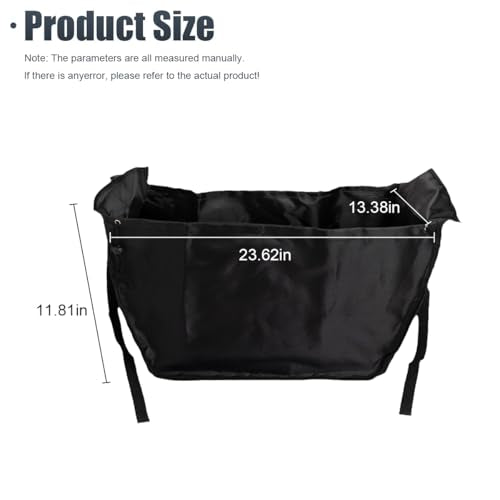 ZIMISI Car Seat Organizer, Oxford Cloth Backseat Car Storage Bag with Drawstrings, Large Capacity Passenger Seat Organizer, Hammock Foldable Hanging Travel Bag for Road Trip (1PC)