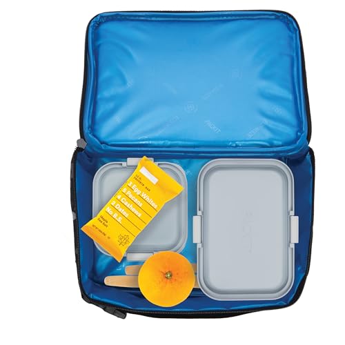 Packit, Box Lunch Freezable Dino Camo Charcoal - color: Dino Camo Charcoal