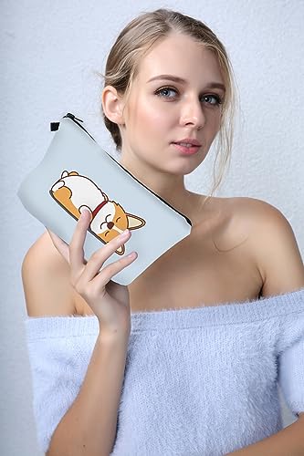 Deanfun Small Makeup Case - Cute and Waterproof Cosmetic Bag for Women(Corgi D5-55061) - color: Corgi 55061