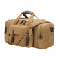 Waxed Canvas Duffel Bag 50L, Khaki | Waterproof, Travel, Overnight, Weekender - color: Khaki