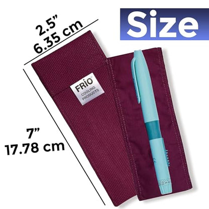 FRIO Cooling Wallet - Insulin Cooler for 45+ Hours of Stress Free On The Go - Red - Individual - color: Red, size: Individual