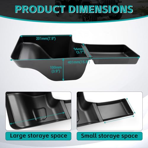 Rear Trunk Organizer Tray Compatible with 2018-2023 Jeep Wangler JL JLU 4XE Rubicon Sahara 4 Door, Wheel Well Storage Box Cargo Organizer Accessories for Jeep Wangler JL (Left + Right) - color: 2018-2023