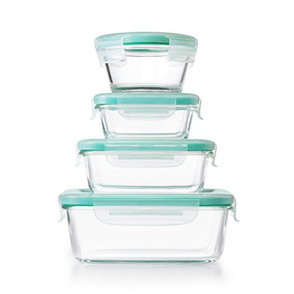 OXO Good Grips Smart Seal Airtight Container 12 Piece Glass Container Set - size: 12-Piece