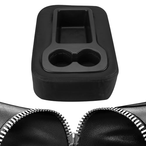 JOYTUTUS Center Console Cover Compatible with 2007-2014 Silverado Sierra Avalanche Yukon Tahoe Suburban Jump Seat, Leather Arm Rest Armrest Cover for Car, Middle Console Cover, Car Arm Rest Cover - size: Jump Seat Console 2007-2014 Silverado/Sierra