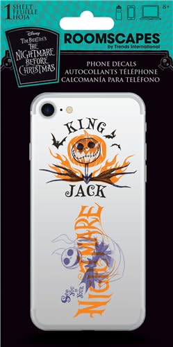 Nightmare Before Christmas Backpack Set - Bundle with 16” Jack Skellington Bag, Decals, More | "NBC" Bookbag for Kids, Girls, Teens, Women